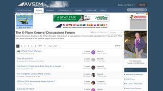 
                            6. The X-Plane General Discussions Forum - The AVSIM Community
