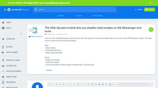 
                            6. The XKik Xposed module lets you disable read receipts on Kik ...