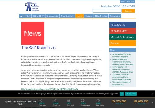 
                            9. The XXY Brain Trust - Klinefelter's Syndrome Association : Klinefelter's ...