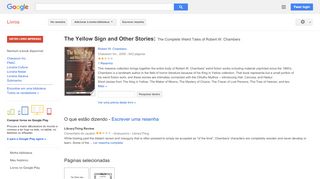 
                            4. The Yellow Sign and Other Stories: The Complete Weird Tales of ...
