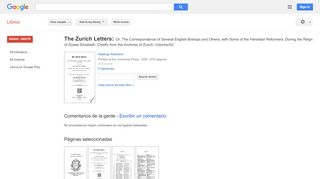 
                            13. The Zurich Letters: Or, The Correspondence of Several English ...