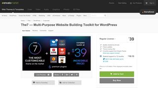 
                            4. The7 — Multi-Purpose Website Building Toolkit for WordPress by ...