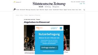 
                            9. Theater - Abgehoben im Riesenrad - Kultur - Süddeutsche.de