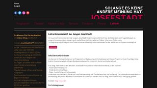 
                            9. Theater in der Josefstadt: Lehrer