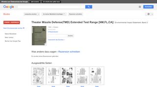 
                            12. Theater Missile Defense(TMD) Extended Test Range [NM,FL,CA]: ...