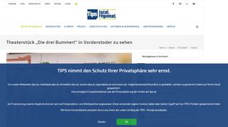 
                            10. Theaterstück Die drei Bummerl in Vorderstoder zu sehen - Tips.at