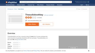 
                            12. Theaudiobookbay Reviews - 2 Reviews of Theaudiobookbay.com ...