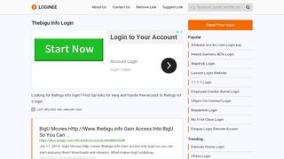 
                            9. Thebigu Info Login