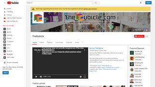 
                            10. TheCubicle - YouTube