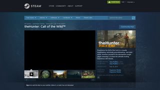 
                            3. theHunter: Call of the Wild™ on Steam