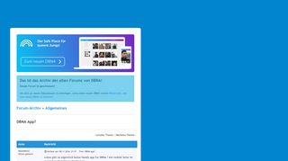 
                            3. Thema: DBNA App? | Forum für schwule und bisexuelle Jungs - dbna