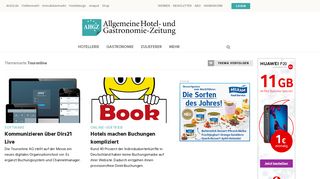 
                            11. Thema Touronline - Allgemeine Hotel- und Gastronomie-Zeitung