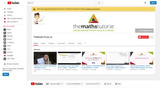 
                            3. TheMathsTutor.ie - YouTube