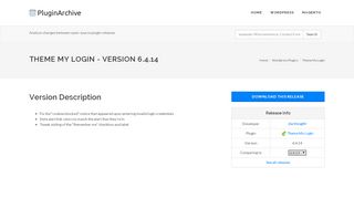 
                            11. Theme My Login - Version 6.4.14 - PluginArchive