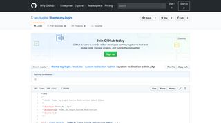 
                            9. theme-my-login/custom-redirection-admin.php at master · wp-plugins ...