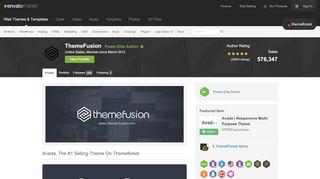 
                            6. ThemeFusion's profile on ThemeForest