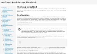 
                            7. Themen in ownCloud — ownCloud 8.0 Administrator Handbuch