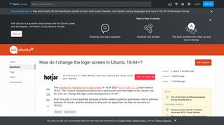 
                            8. themes - How do I change the login screen in Ubuntu 16.04+? - Ask ...