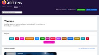 
                            5. Thèmes – Modules pour Firefox (fr) - Firefox Add-ons - Mozilla