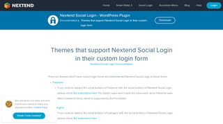 
                            11. Themes that support Nextend Social Login in their custom login form ...