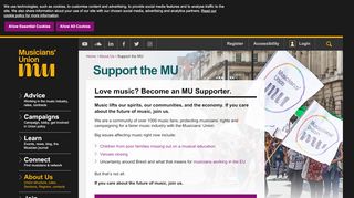 
                            10. theMU - Sign up as a Supporter | Love Music? Become a Supporter ...