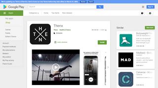 
                            5. Thenx – Apps bei Google Play