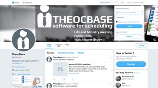 
                            7. TheocBase (@theocbase) | Twitter