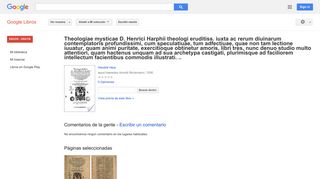 
                            9. Theologiae mysticae D. Henrici Harphii theologi eruditiss. iuxta ac ...