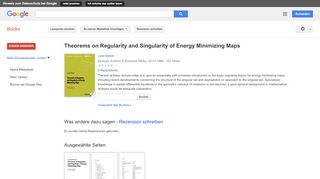 
                            4. Theorems on Regularity and Singularity of Energy Minimizing Maps