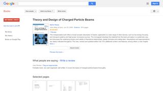 
                            7. Theory and Design of Charged Particle Beams