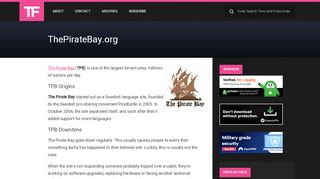 
                            9. ThePirateBay.org ~ TorrentFreak