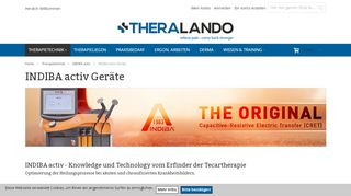 
                            6. THERALANDO INDIBA activ Geräte - INDIBA activ - Therapietechnik ...