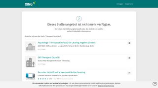 
                            13. Therapeut (m/w/div) in Oppenweiler | XING Jobs