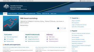 
                            1. Therapeutic Goods Administration (TGA) | Australian Government ...