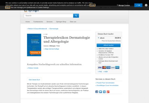 
                            4. Therapielexikon Dermatologie und Allergologie | Peter Altmeyer ...