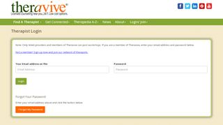 
                            1. Therapist Login - Theravive