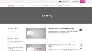 
                            3. Therapy - Optima - Optima Healthcare Solutions