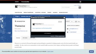 
                            10. Theravive | PreventionWeb.net