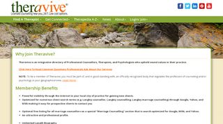 
                            3. Theravive Therapist Direcotry Benefits