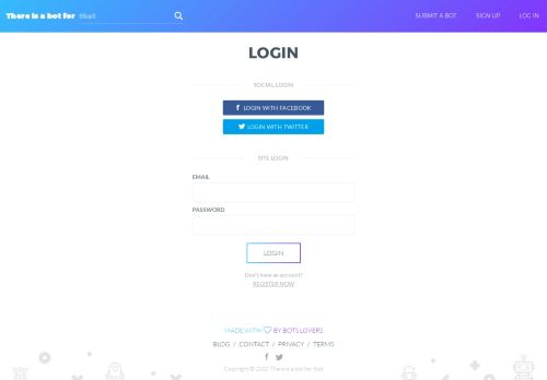
                            11. There is a bot for that | Login