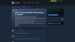 
                            8. there is some problem with postepay or paypal? :: Help and Tips ...