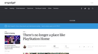 
                            10. There's no longer a place like PlayStation Home - Engadget