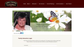 
                            8. Theresa Kelm Login - Hamburg, New York | John J Kaczor Funeral ...