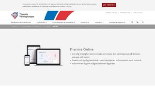 
                            2. Thermia Online: Fjärrstyrning av Värmepumpar | Thermia