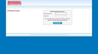 
                            4. Thermomess Intranet-Portal Anmeldung