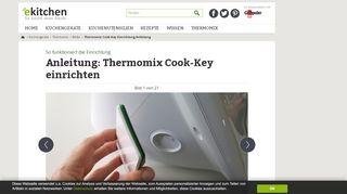 
                            8. Thermomix Cook-Key Einrichtung Anleitung | eKitchen