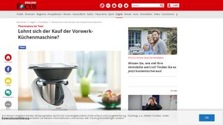 
                            11. Thermomix im Test: Das kann die Vorwerk-Küchenmaschine - FOCUS ...