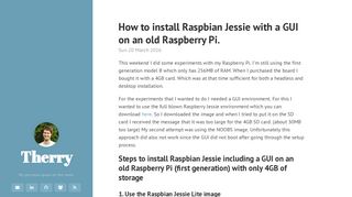 
                            9. Therry - How to install Raspbian Jessie with a GUI on an old ...