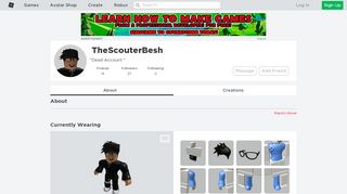 
                            8. TheScouterBesh - Profile - Roblox