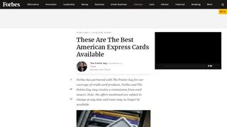 
                            12. These Are The Best American Express Cards Available - Forbes